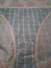 Vintage Victoria's Secret Cotton Blend Signature Logo Trim Hi Cut Brief M New