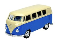 Welly Old Timer 1963 Vw Volkswagen Transporter T1 Bus Blau 1:34 Die Cast Neu