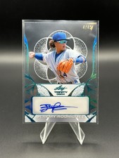 JEREMY RODRIGUEZ 2024 Leaf Trinity /49 Clear Auto Green #CA-JR1 New York Mets
