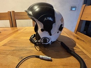 Gentex Alpha pilot Helmet Large