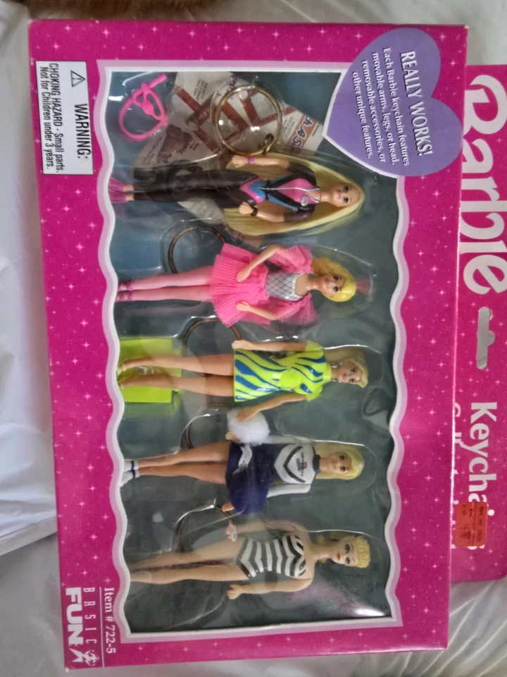 Juego de 5 llaveros de coleccionista 1998 ~NRFB~ #722-5 piezas móviles Foto 2 de 4