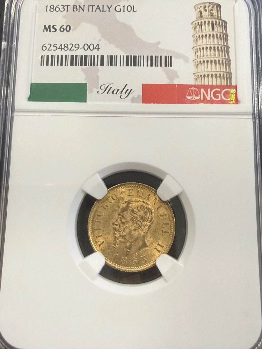 Gold 1863 Year Italian, Sammarinese & Vatican Coins for sale | eBay