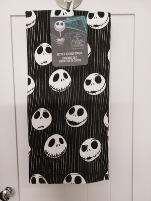  Zwei Neue Tim Burton´s Nightmare before Christmas Jack Geschirrtücher  Disney