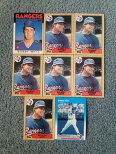 Bobby Witt Sr. (1987) Baseball Rookie Card Mixed Lot of approx 8 Cards