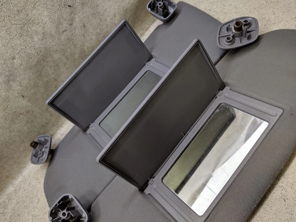 Par de parasol L/R súper cabina gris para camioneta Ford F150 00-02 z45-203152 Foto 4 de 4