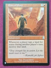 Magic The Gathering THE LIST - ODYSSEY PRICE OF GLORY red card MTG