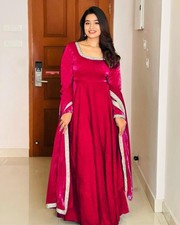 GOWN SALWAR KAMEEZ PAKISTANI INDIAN WEDDING PARTY WEAR DRESS BOLLYWOOD SUIT NEW