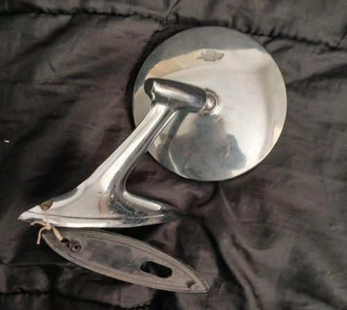 Vintage New OEM 60-69 Chevrolet Side View Mirror/Base Pad Corvair Etc. Interchan