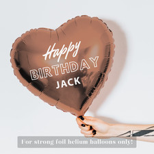 Personalisierter Happy Birthday Ballon Aufkle...