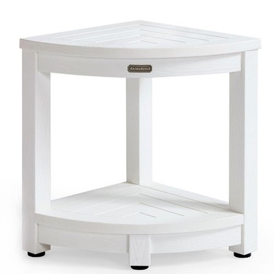Corner Shower Stool for Inside Shower Waterproof, Poly Lumber Bathroom Shower...