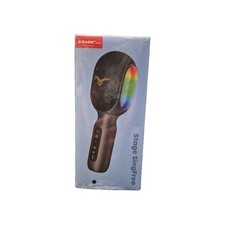 New StageSound Portable Bluetooth Karaoke Mic Speaker With Dynamic RGB Lights