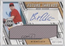 2019 Elite Extra Edition Future Threads Signatures Black Brent Rooker Auto 0rm6