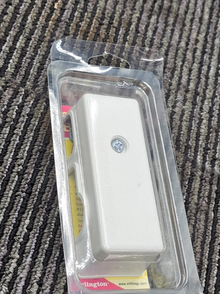 (QTY 10) Arlington GB5 Grounding Bridge Intersystem Zinc Four Termination Points - Image 3 of 4