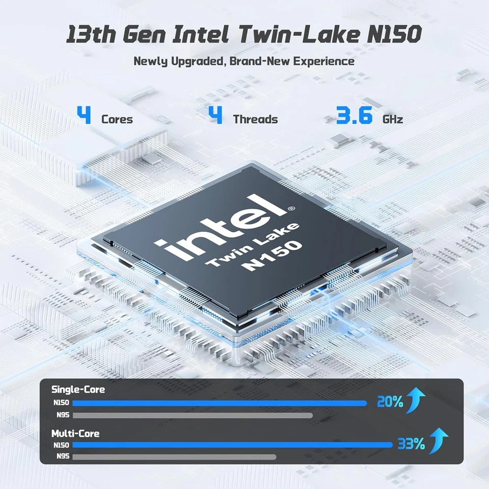 NIMO-15.6" Student-Laptop, 13th Gen Intel N150,16GB RAM 1TB SSD Backlit Keyboard - Image 3 of 4