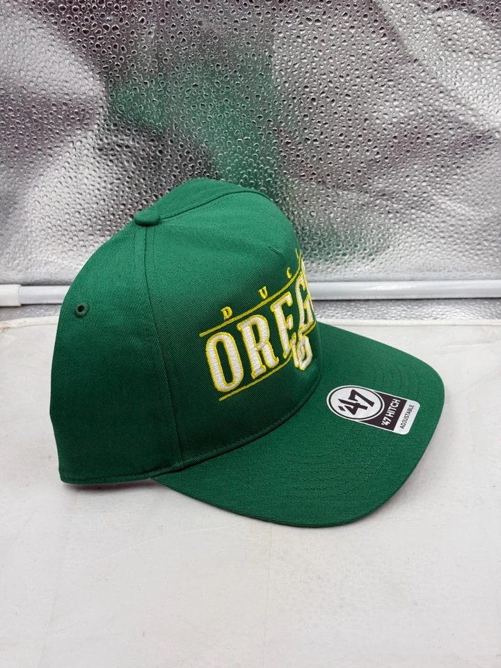 Oregon Ducks NCAA '47 Marca Verde Enganche City Line Gorra Ajustable Snapback Foto 4 de 4