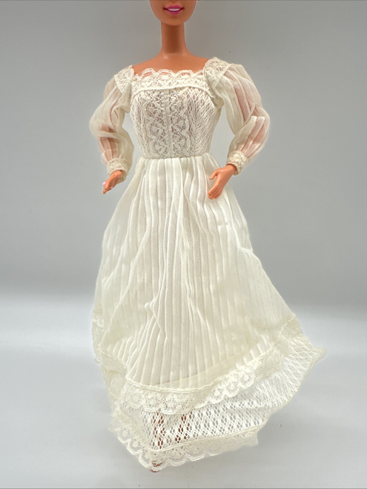 1979 Barbie Here Comes The Bride Dress #1416 Vintage Wedding Gown Mattel