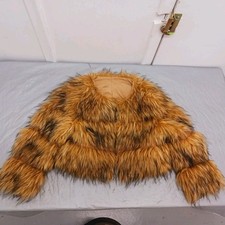Reel Fox Fur Coat Size XXL Cropped. Maybe Other Fur