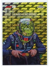 2025 Topps Chrome Formula 1 Helmet Collection Lando Norris McLaren F1 #HC-4