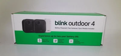 Blink Outdoor 4 Wireless 2 Security Camera w/ Sync Module System Bundle Kit - Image 1 of 4