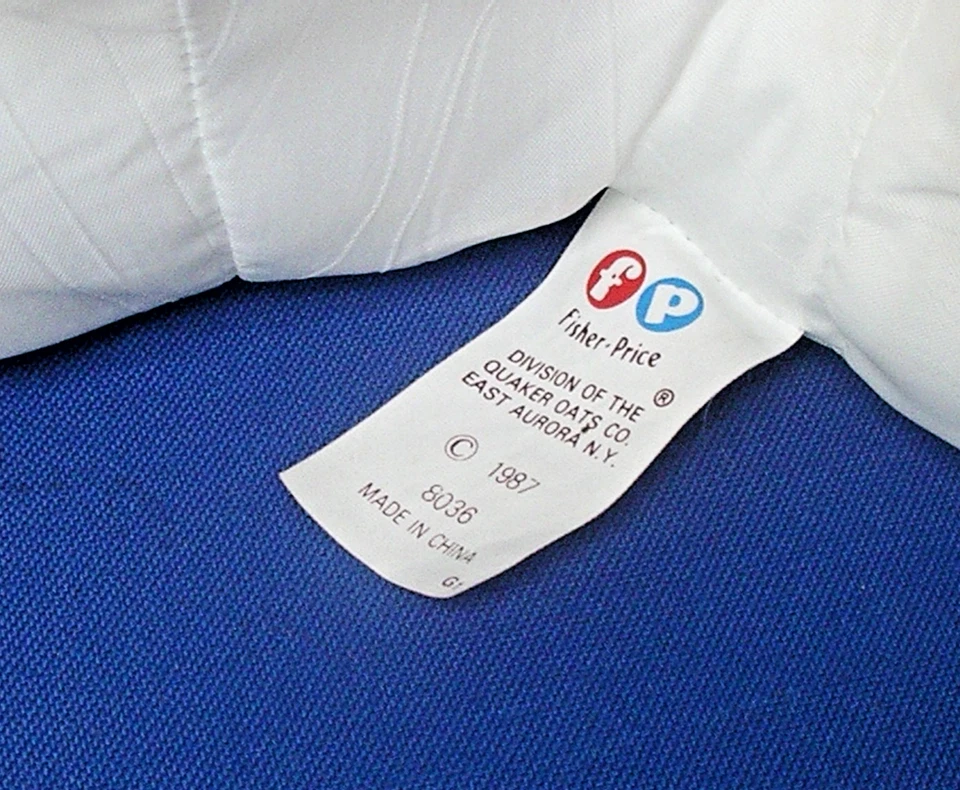 Fisher-Price Puffalump Navidad Ratón Blanco Peluche Juguete De Colección Nylon Foto 4 de 4