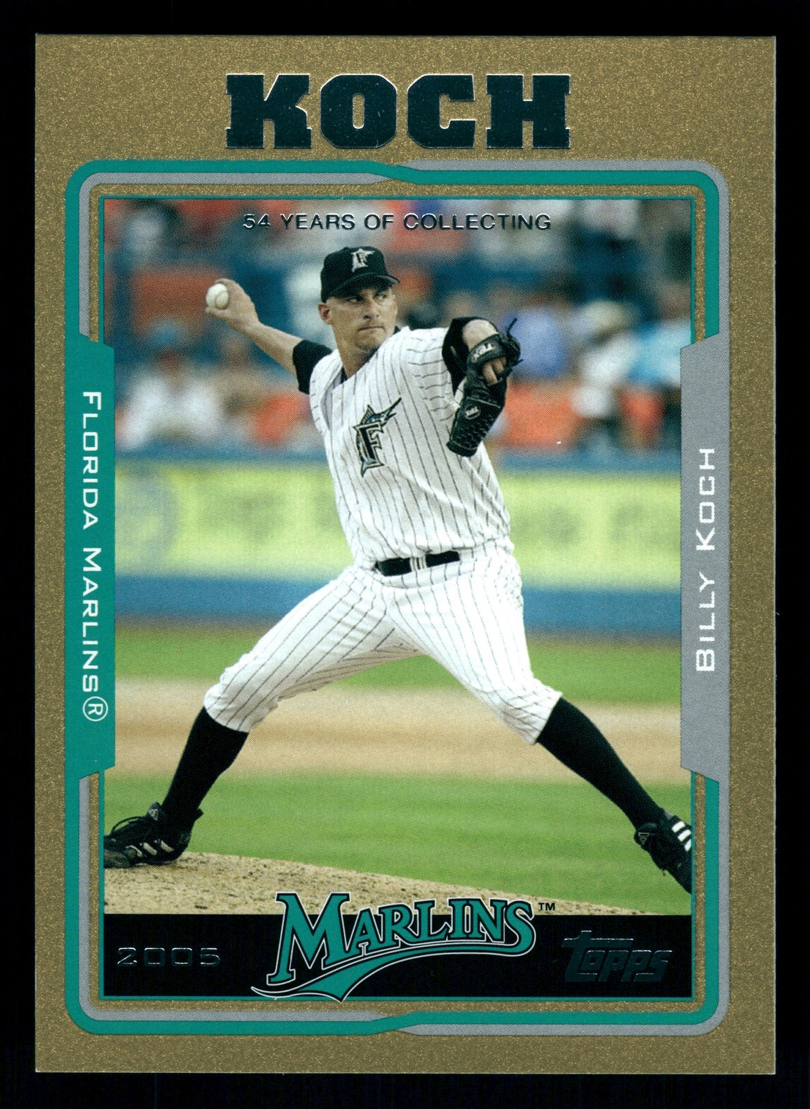 Billy Koch Florida Marlins 2005 Topps Gold #168 SN /2005