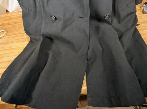 Ralph Lauren Trench Nero Uomo 40S Qualità Trench Coat Fodera Zip - Foto 4 di 23