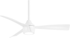 Minka-Aire Simple 44-Inch Outdoor Ceiling Fan MINKA-AIRE Skinnie 44" Outdoor LED Ceiling Fan F625L-WHF - Large, Flat White