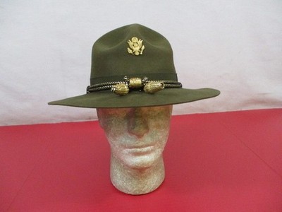 WWII US Army M1911 Montana Peak Campaign Hat - Officer Hat Cords