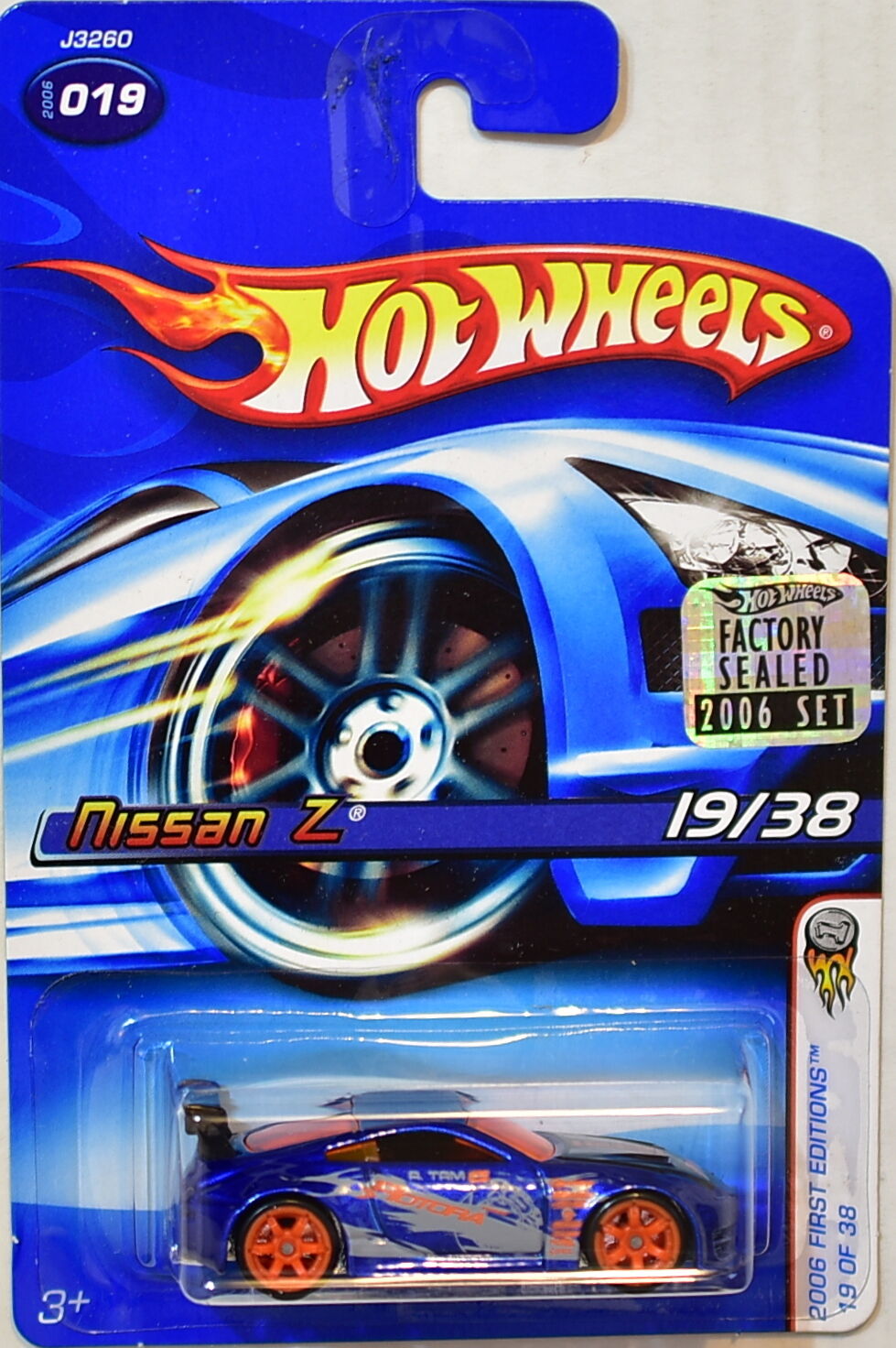 HOT WHEELS 2006 FIRST EDITIONS NISSAN Z #019 BLUE FACTORY SEALED