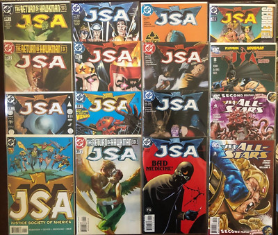 16X 1999-2010 JSA LOT W #1 & MORE! All-Stars! Classified! Secret Files! Hawkman!