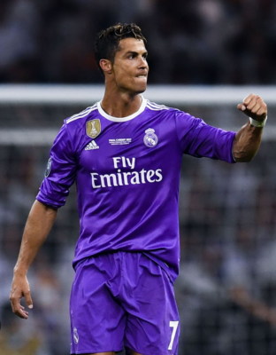 Ronaldo T-Shirt #7 Real Madrid 2016-2017 UEFA Ronaldo Long Sleeve