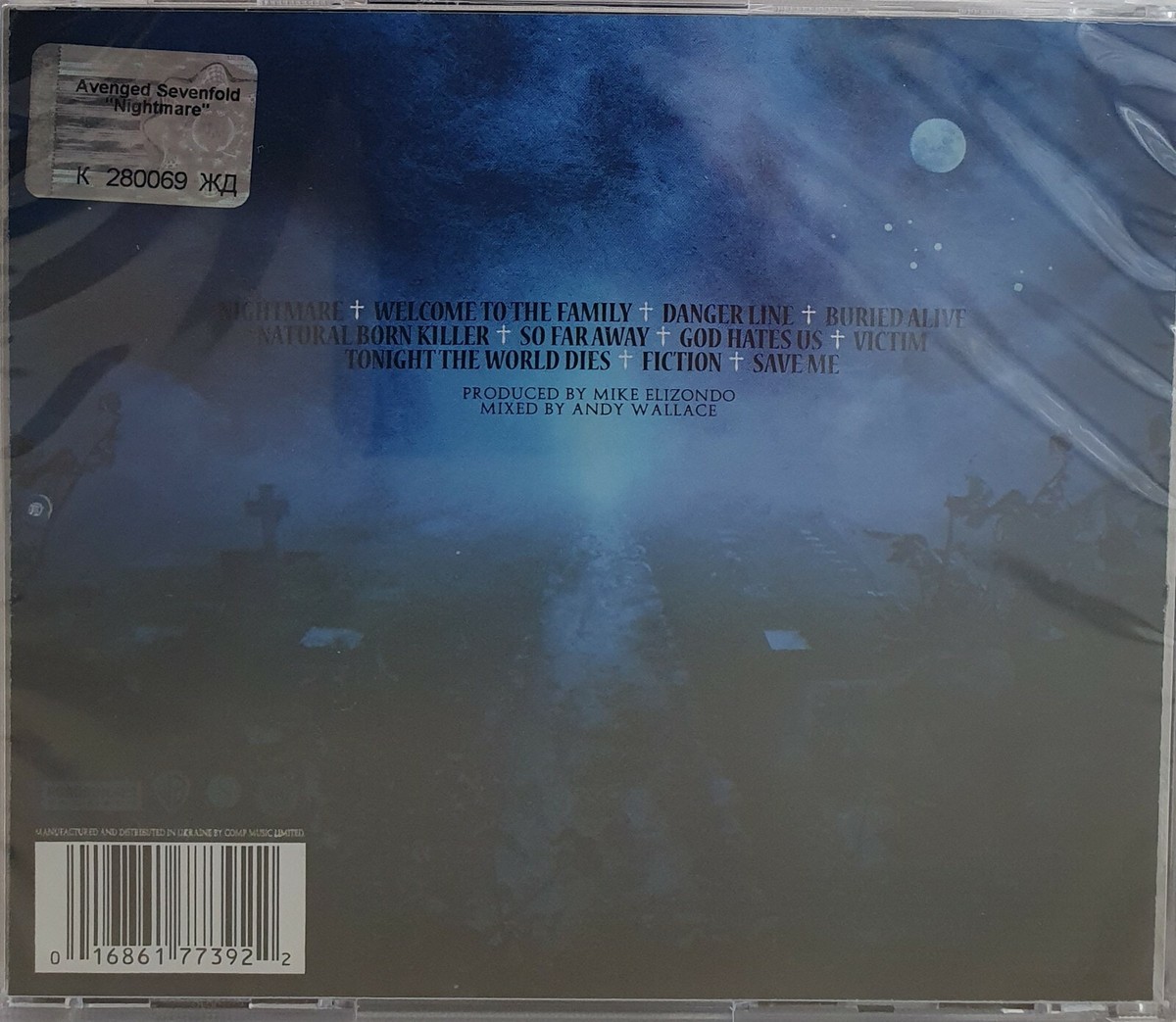 AVENGED SEVENFOLD - NIGHTMARE (OFFICIAL UKRAINIAN RELEASE) CD New