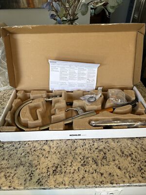 Kohler K-596-VS Simplice Single-Hole Pull-Down Kitchen Sink Faucet