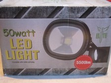 1 x ELITE 110 VOLT LED LIGHT 50WATT  5500 LUMENS READY WIRED indoor / outdoor