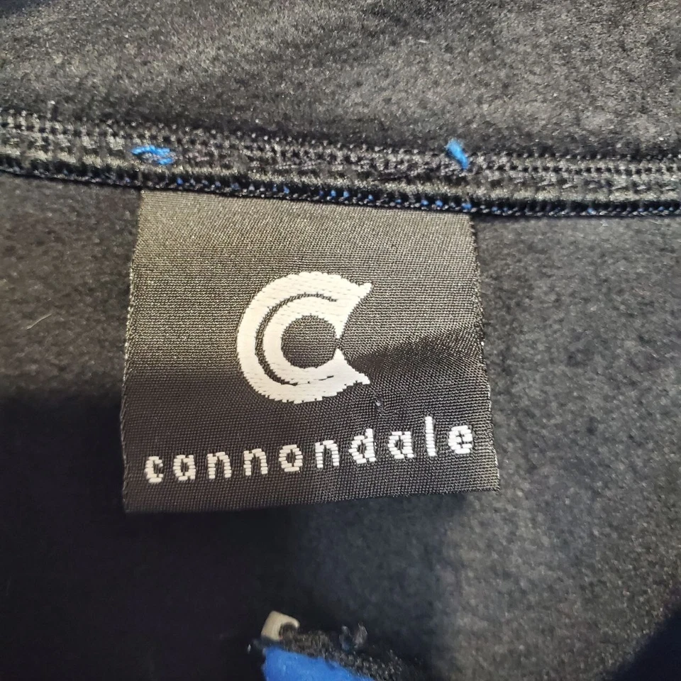 Cannondale Vest Polartec Fleece Full Zip Mens Large Blue Black Running Cycling - Image 3 of 4