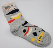 Blue Q Women's Novelty Crew Socks "Psst..." ( Women's Shoe Size 5-10 )