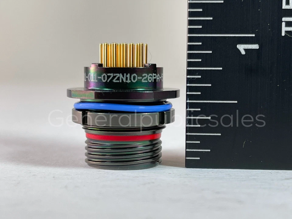 GLENAIR 26 PIN MIGHTY MOUSE MIL-SPEC CIRCULAR CONNECTOR 801-011-07ZN10-26PA-518 - Image 2 of 4