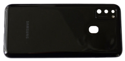 OEM SAMSUNG GALAXY M21 SM-M215F BLACK BACK COVER HOUSING DOOR LENS