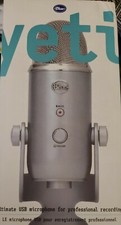 Blue Yeti Ultimate USB Microphone for Recording - SILVER - BRAND NEW