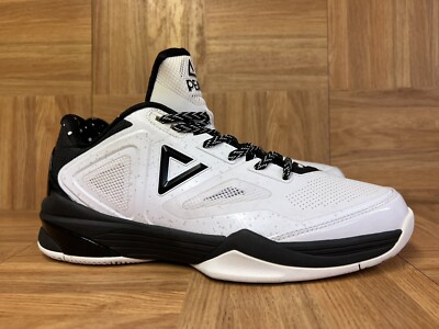 RARE🔥 PEAK Tony Parker White Black Signature Sneakers Sz 8