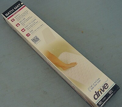 DRIVE MEDICAL BATH MAT, NEW, 15.75'' X 35.5'', SLIP PROOF SURFACE, RUBBER