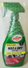 2 Turtle Wax Quick and Easy 1-Step Wax and Dry Spray Wax, 26 oz each