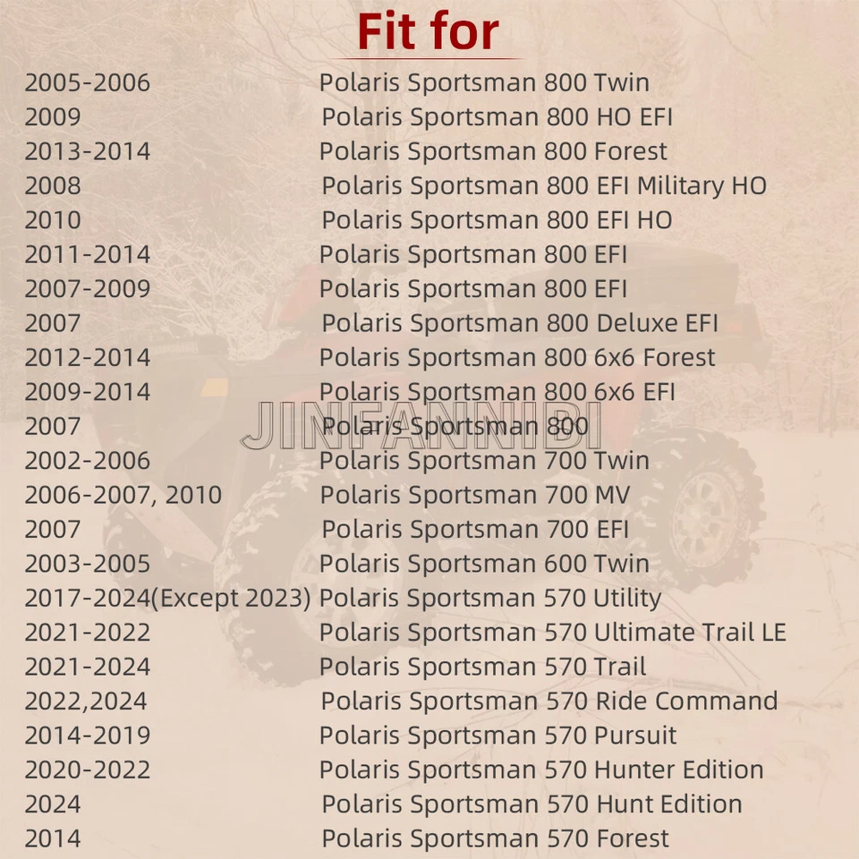 Kit de elevación de suspensión completa de 4,5"" para Polaris Sportsman 500 570 600 700 800 1999-23 Foto 3 de 4