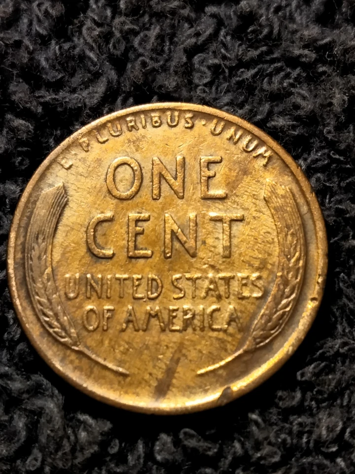 1918 P Lincoln Wheat Cent Rev Lamination Error - Image 3 of 4