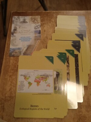 Classical Conversations/Science Cards :LOT Of 4 /Anatomy/Biology/scientists/Ecol