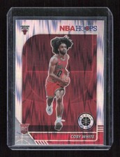 2019-20 Panini NBA Hoops #204 Coby White RC Flash Image Variation 