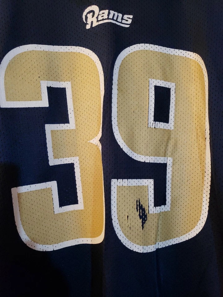 Camiseta Steven S Jackson RAMS NFL AUTÊNTICA REEBOK VINTAGE ADULTO GRANDE - Imagem 3 de 3