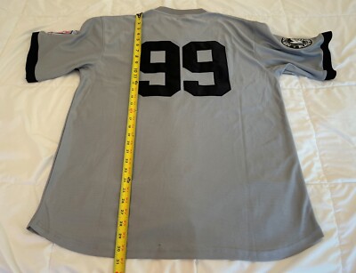 Maillot Baseball Yankees New York Noir – Collection Negro League – Taille Grand Jeunesse