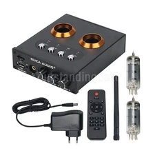 SUCA AUDIO TUBE-M1 Tube Preamplifier Bluetooth 5.0 w/ 6K4 Electron Tubes ot16