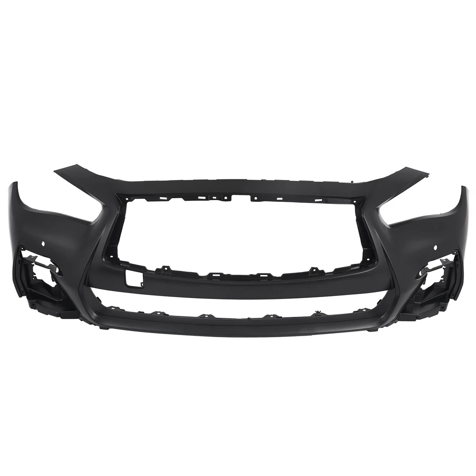 Fits 2018-2024 Infiniti Q50 Sport Front Bumper Grille W Cam Option Sensor Fog Foto 3 de 4